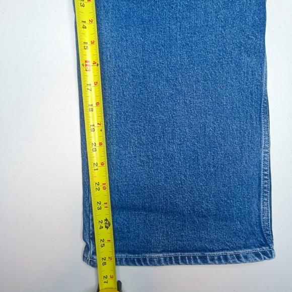 Reformation Sunny Denim Part Of Two Piece Set – Jean Bottom Size 12 Wide Leg - Picture 15 of 16